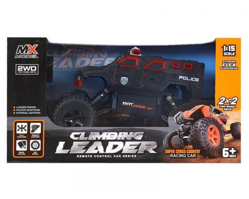 Р/У машина MX Краулер Полиция +акб 1/15