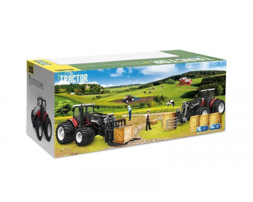 Р/У фермерский трактор Korody с дисковым культиватором, двойные колеса 1/24 2.4G 6CH RTR