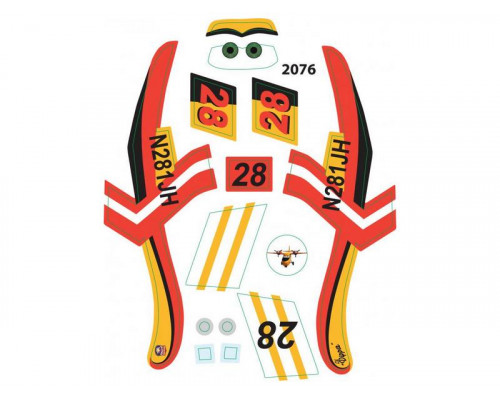 Сборная модель ZVEZDA Самолёты: Огонь и вода Мисс Плюшка, 1/100