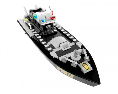 Радиоуправляемый катер Flytec V103 конструктор 2 в 1 (169 деталей) 2.4G RTR