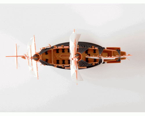 Сборная модель ZVEZDA Флагманский корабль Френсиса Дрейка Ревендж, 1/350