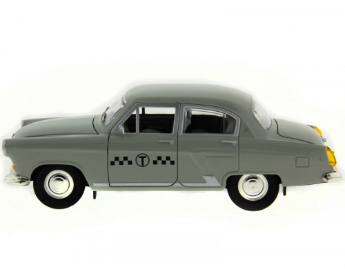 Машина АВТОПАНОРАМА ГАЗ-21 Волга 1/24 в/к  26*12*11см, серая