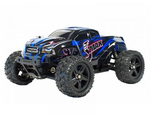 Радиоуправляемый монстр Remo Hobby SMAX Brushless (синий) 4WD 2.4G 1/16 RTR