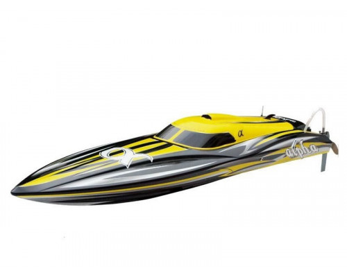 Радиоуправляемый катер Joysway Alpha Yellow Brushless 4S Li-Po 2.4G RTR