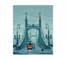 Картина по номерам 40х50 БУДАПЕШТ. МОСТ СВОБОДЫ (21 цвет)