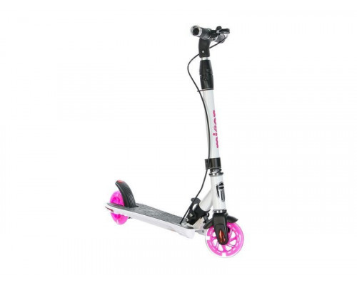 Самокат двухколесный Smart (бело-розовый)