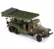 Сборная модель ZVEZDA Гвардейский реактивный миномет БМ-13 «Катюша», подарочный набор, 1/35