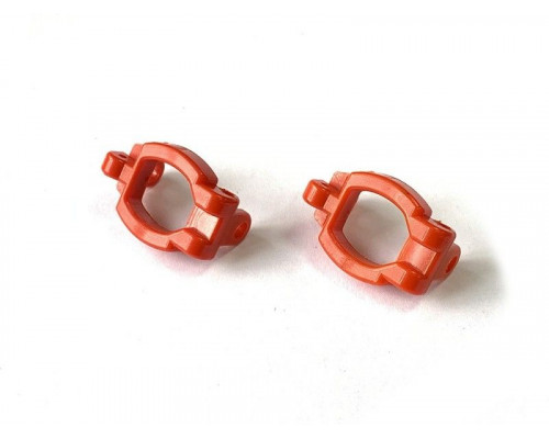 Капролоновые держатели поворотных кулаков для Remo Hobby 1/16, красные, тюнинг  (2 шт)