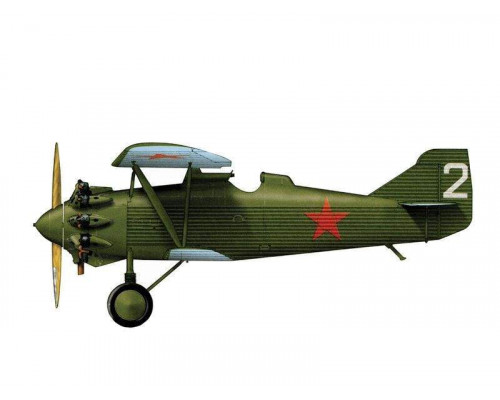 Сборная модель ZVEZDA Советский истребитель АНТ-5 (И-4, И-42), 1/72