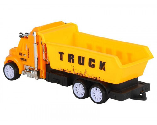 Машина AUTODRIVE Строительный грузовик 12,5см инерционная, в/п 18,2*4*15,5см
