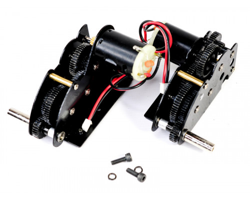 Редуктора Taigen сталь 4в1, 18kRPM, для танков Tiger 1 (plastic), Panther A с подш. и моторами(380)