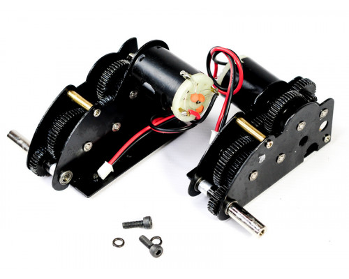 Редуктора Taigen сталь 4в1, 18kRPM, для танков Tiger 1 (plastic), Panther A с подш. и моторами(380)