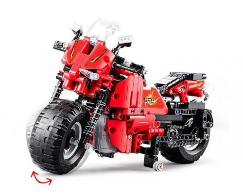 Радиоуправляемый конструктор CADA deTech гоночный мотоцикл (484 детали)