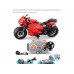 Радиоуправляемый конструктор CADA deTech гоночный мотоцикл (484 детали)