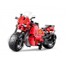 Радиоуправляемый конструктор CADA deTech гоночный мотоцикл (484 детали)