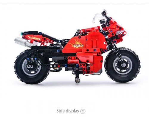 Радиоуправляемый конструктор CADA deTech гоночный мотоцикл (484 детали)