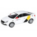 Машина АВТОПАНОРАМА Яндекс.Такси  LADA VESTA, белый, 1/24, в/к 24,5*12,5*10,5 см