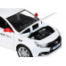 Машина АВТОПАНОРАМА Яндекс.Такси  LADA VESTA, белый, 1/24, в/к 24,5*12,5*10,5 см