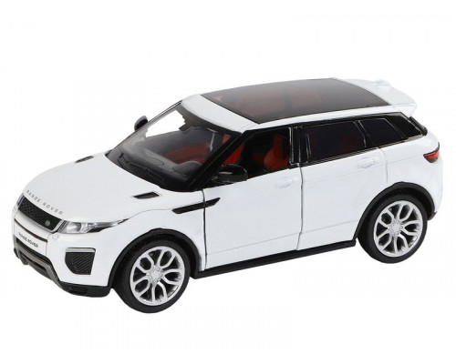 Машина АВТОПАНОРАМА Range Rover Evoque, белый, 1/32, свет, звук, инерция, в/к 17,5*13,5*9 см