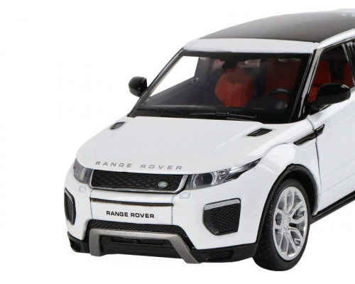 Машина АВТОПАНОРАМА Range Rover Evoque, белый, 1/32, свет, звук, инерция, в/к 17,5*13,5*9 см