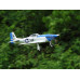 Радиоуправляемый самолет Top RC P-51D синий 750мм 2.4G 4-ch LiPo RTF