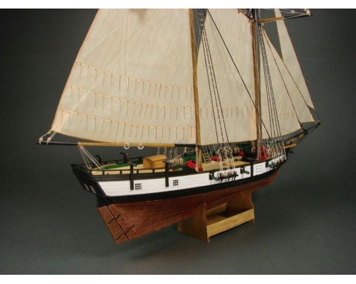 Сборная картонная модель Shipyard балтиморский клипер Berbice в верфи Quay-Portt 1780 г (№38), 1/96