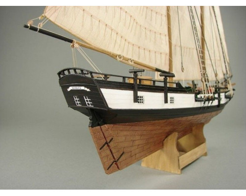 Сборная картонная модель Shipyard балтиморский клипер Berbice в верфи Quay-Portt 1780 г (№38), 1/96