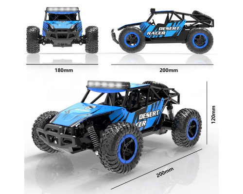 Радиоуправляемый внедорожник Volantex RC Desert King синий 2WD 2.4G 1/16 RTR