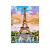 Картина по номерам 15х20 ЭЙФЕЛЕВА БАШНЯ (16 цветов)