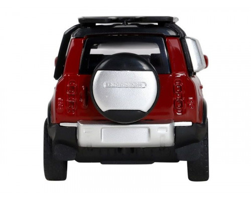 Машина АВТОПАНОРАМА 2020 Land Rover Defender 110, 1/43, красный, в/к 17,5*12,5*6,5 см