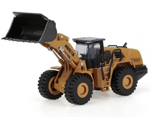Металлический фронтальный погрузчик + самосвал HUI NA TOYS 1/50