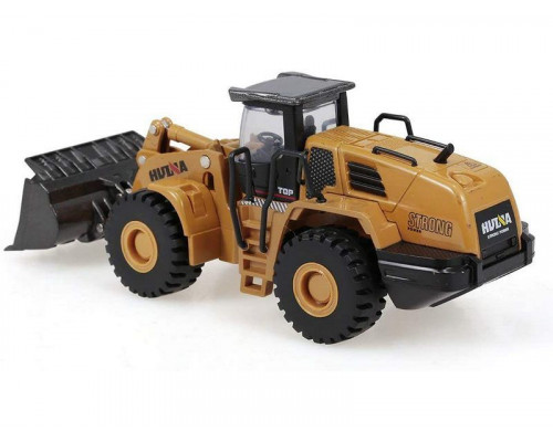 Металлический фронтальный погрузчик + самосвал HUI NA TOYS 1/50