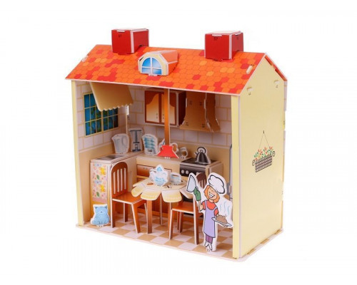 3D пазлы из пенокартона КУХНЯ (36 деталей, 4 листа)