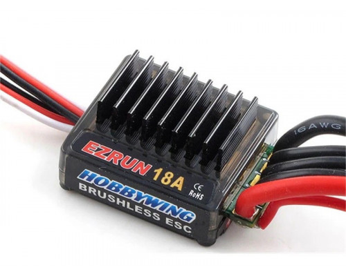 Бесколлекторный регулятор Hobbywing EZRUN-18A-SL (18А-50А, 1/18)