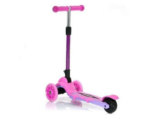 Самокат трехколесный Zumba  (розовый)