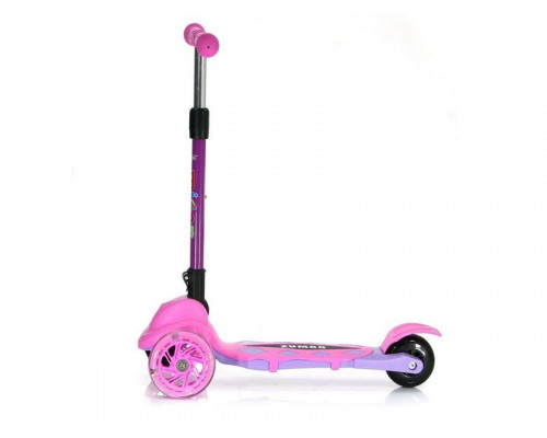 Самокат трехколесный Zumba  (розовый)