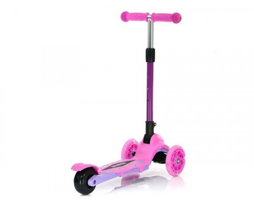 Самокат трехколесный Zumba  (розовый)
