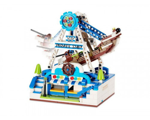 Конструктор CADA Качель Пиратский корабль интерактивная (575 деталей)