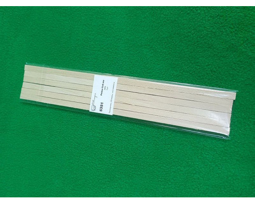 Деревянные рейки 5х8 мм, длина 300 мм, липа, 6 шт