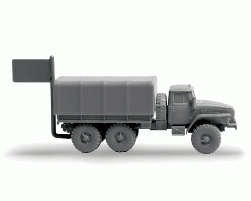 Сборная модель ZVEZDA Советский грузовик Урал, 1/100