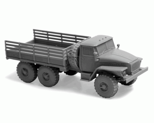 Сборная модель ZVEZDA Советский грузовик Урал, 1/100