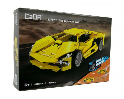 Конструктор CADA спортивный автомобиль Lightning Sports Car, инерционный (357 деталей)