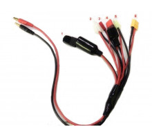 Кабель для зарядного устройства Banana - TRX/Tamiya/JST/T-plug/Mini Tamiya/XT60