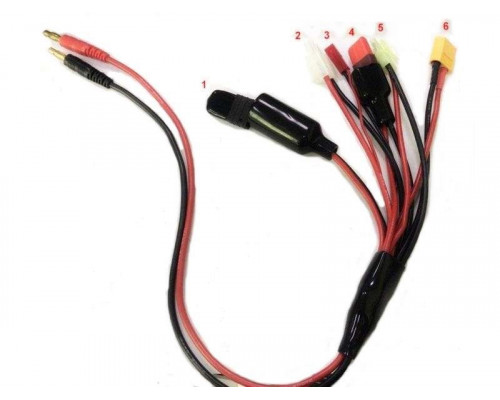 Кабель для зарядного устройства Banana - TRX/Tamiya/JST/T-plug/Mini Tamiya/XT60