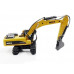 Металлический экскаватор с ковшом HUI NA TOYS 1/50 PRO