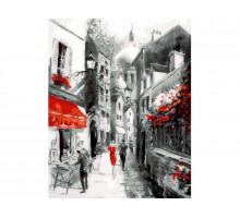 Картина по номерам 40х50 Улочка старого города (21 цвет)