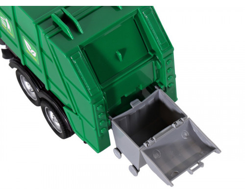 Радиоуправляемая машина AUTODRIVE Мусоровоз, 27MHz, свет. эффекты, в/к 38,3*12*16 см