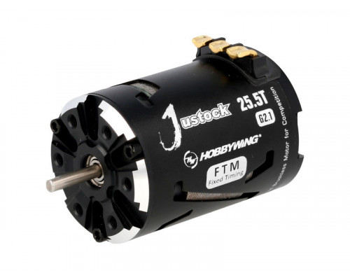 Бесколлекторный мотор Hobbywing JUSTOCK-25.5T-BLACK-G2.1 (1600KV, 3.17/15)