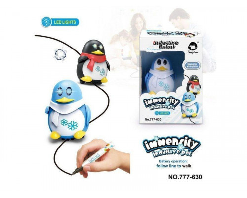 Робот-пингвин HappyCow 777-630, сенсор, движется по линии