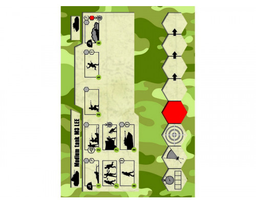 Сборная модель ZVEZDA Американский средний танк Ли М3, 1/100